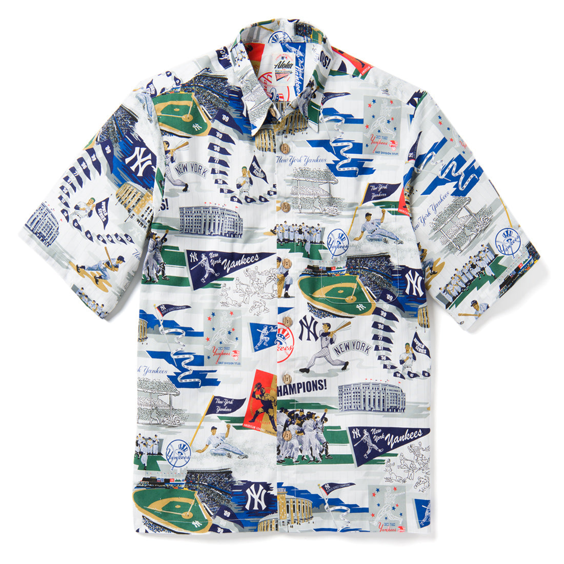 ny yankees hawaiian shirt