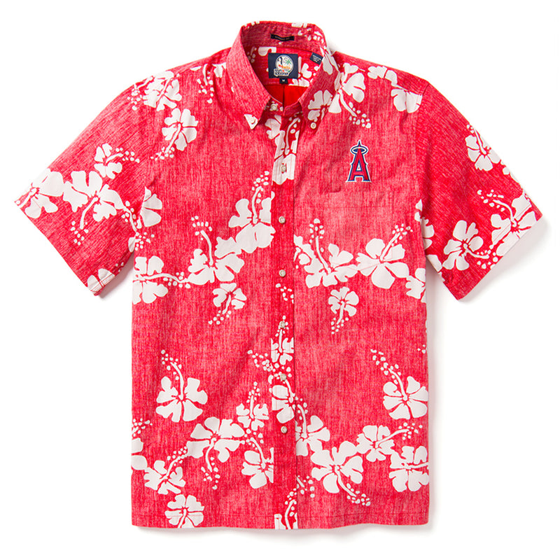 los angeles angels hawaiian shirt