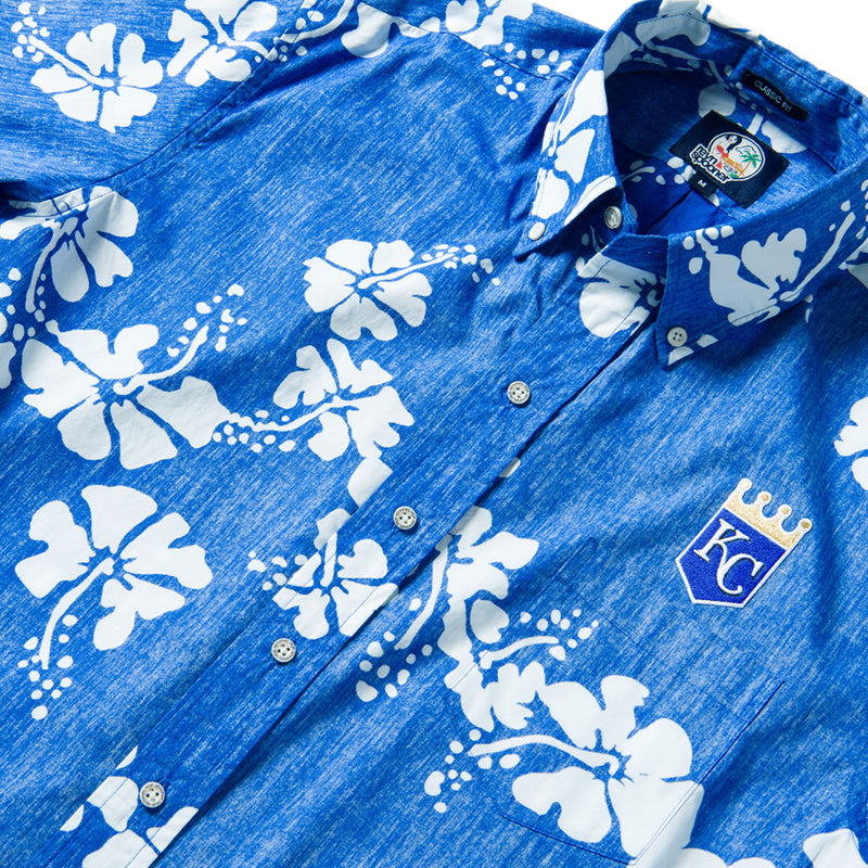 kc royals button up shirt