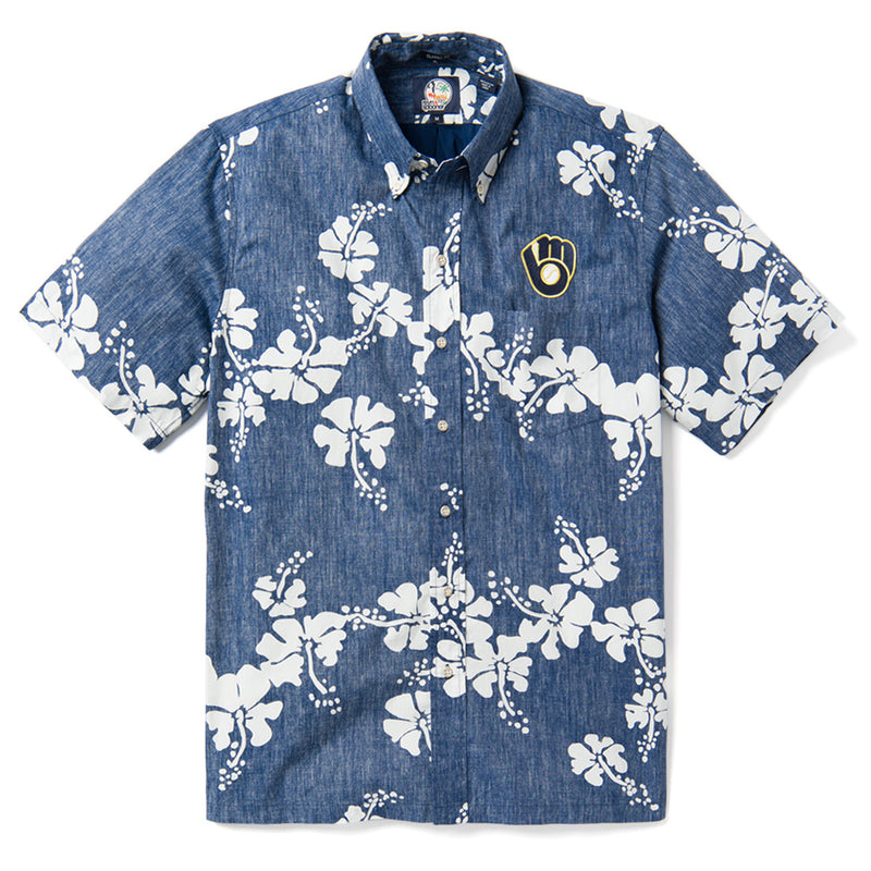 milwaukee brewers hawaiian shirt