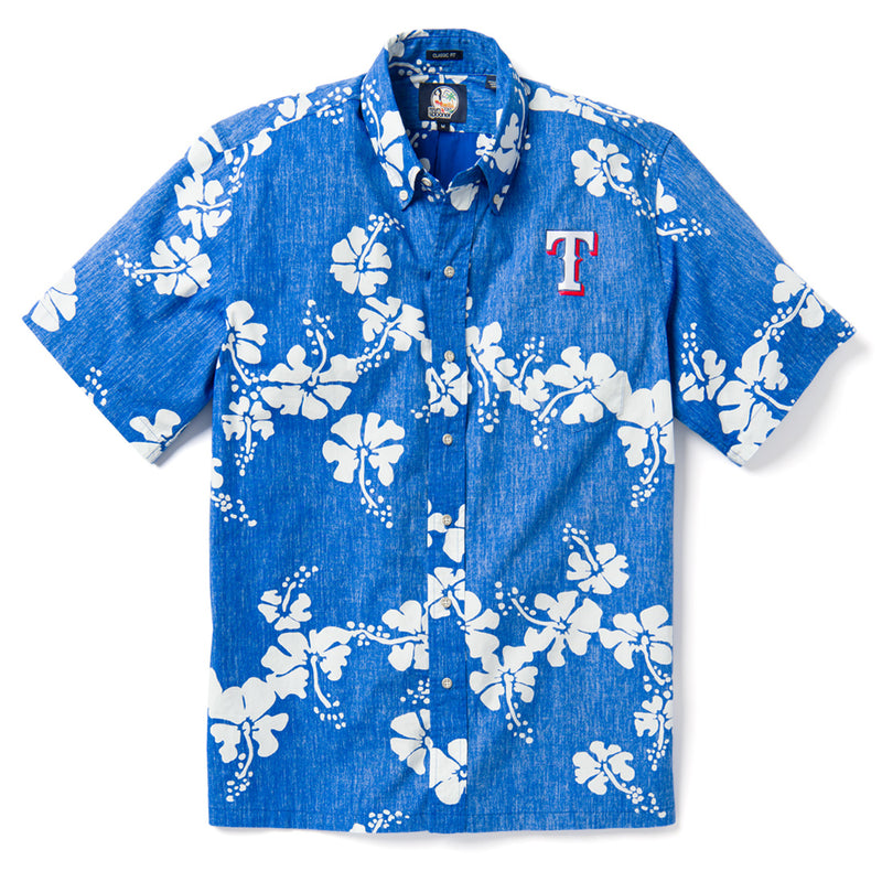 texas rangers button down shirt