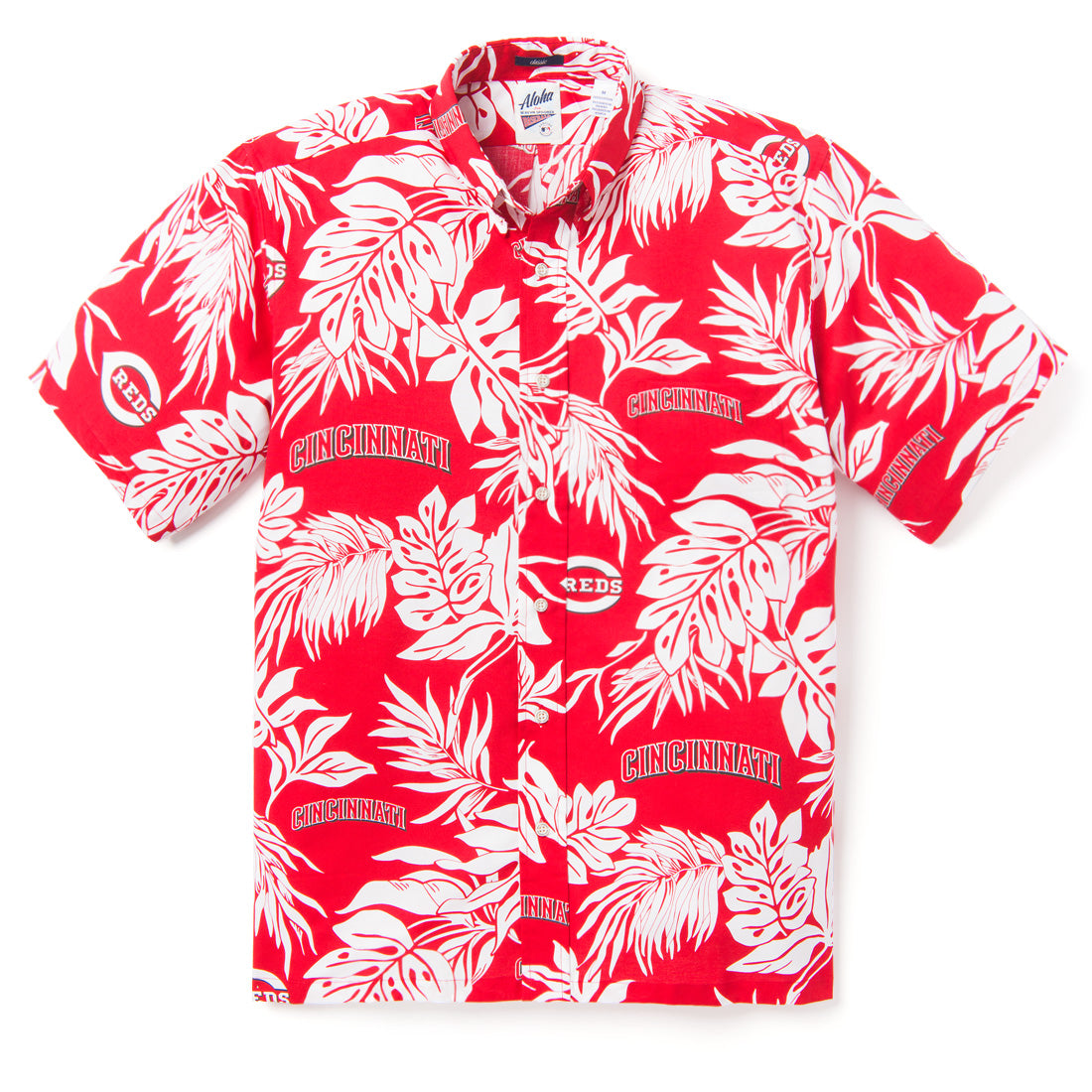 cincinnati reds hawaiian shirt