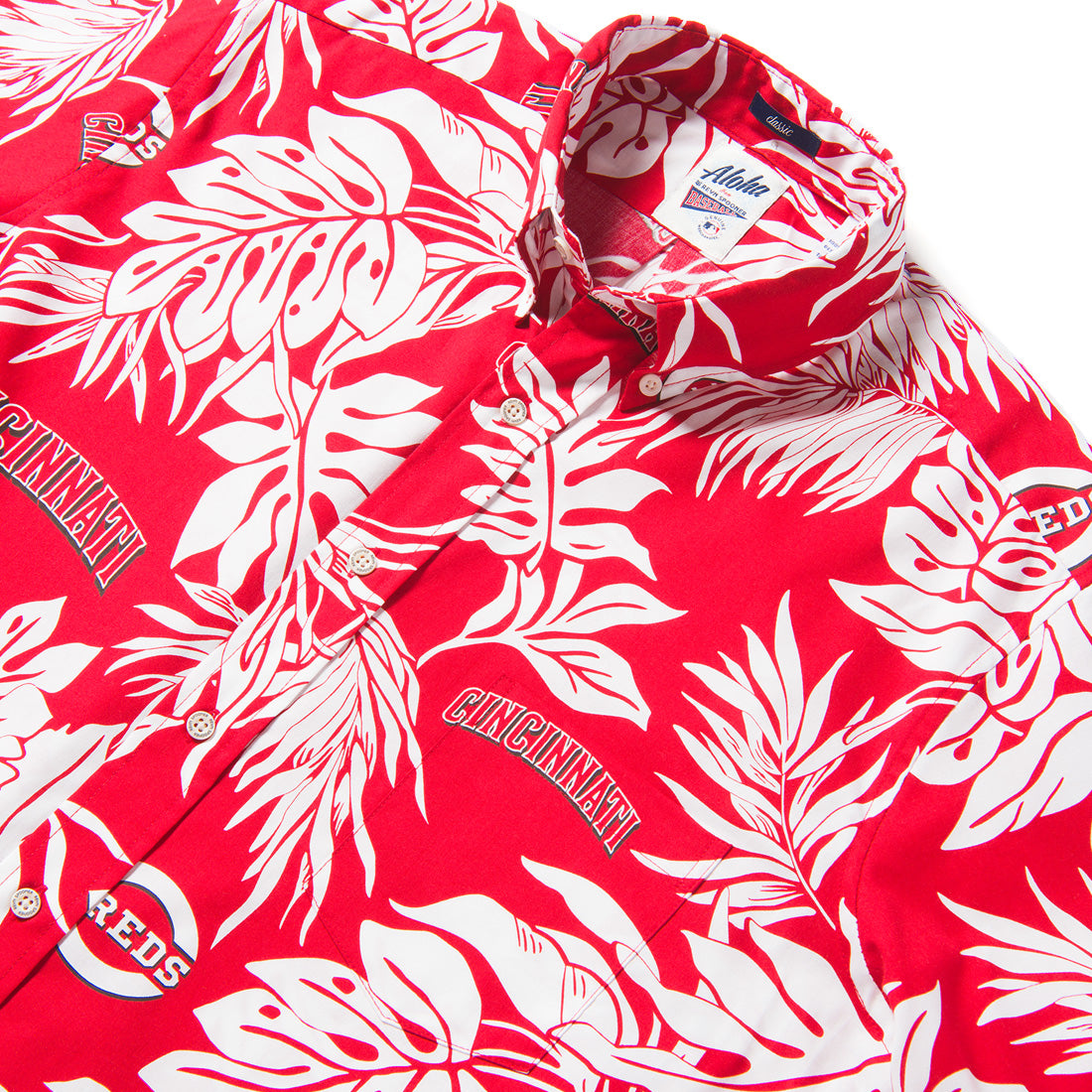 cincinnati reds hawaiian shirt