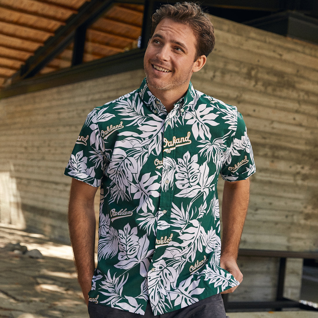 oakland a's hawaiian shirt