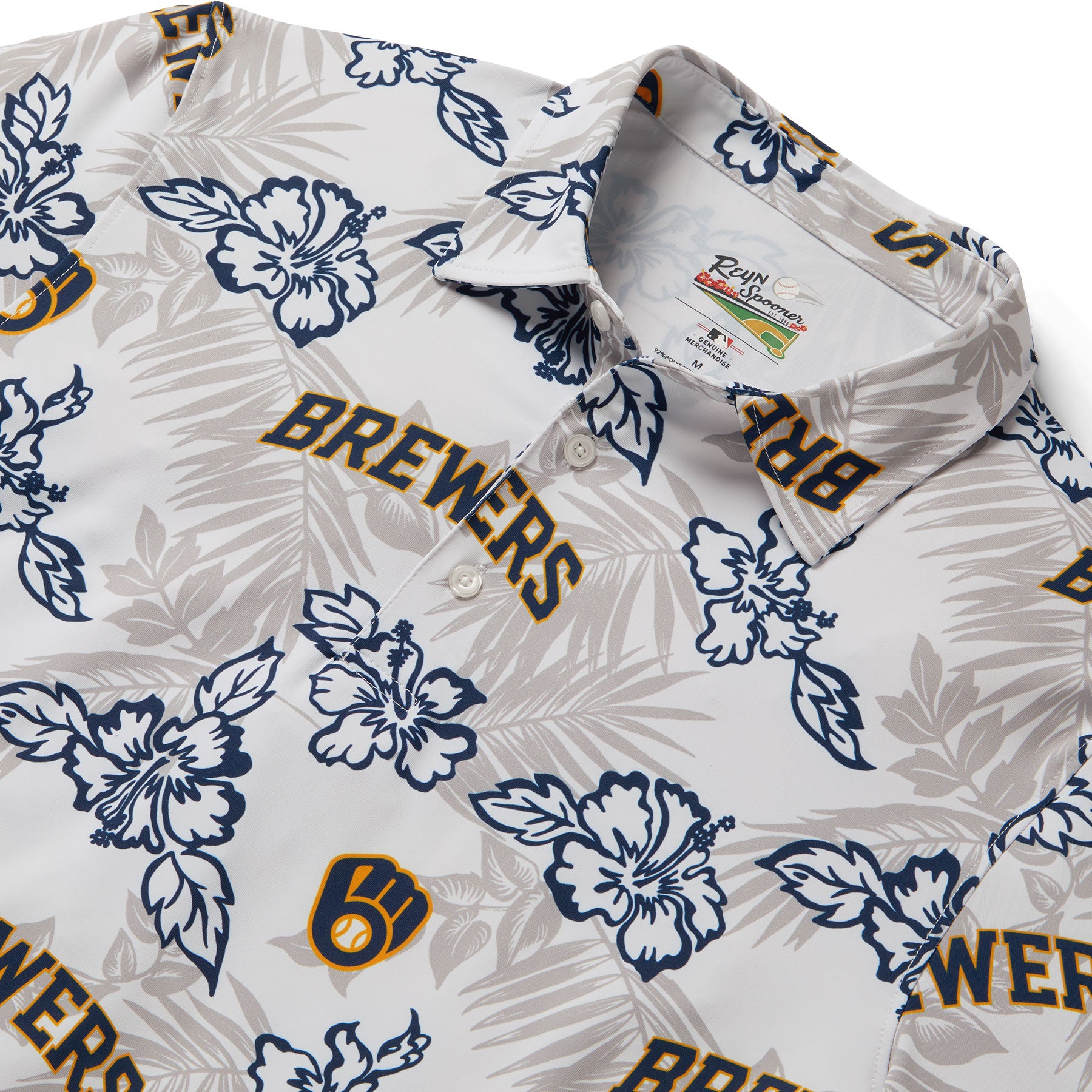 MILWAUKEE BREWERS PUA PERFORMANCE POLO / Performance Fabric