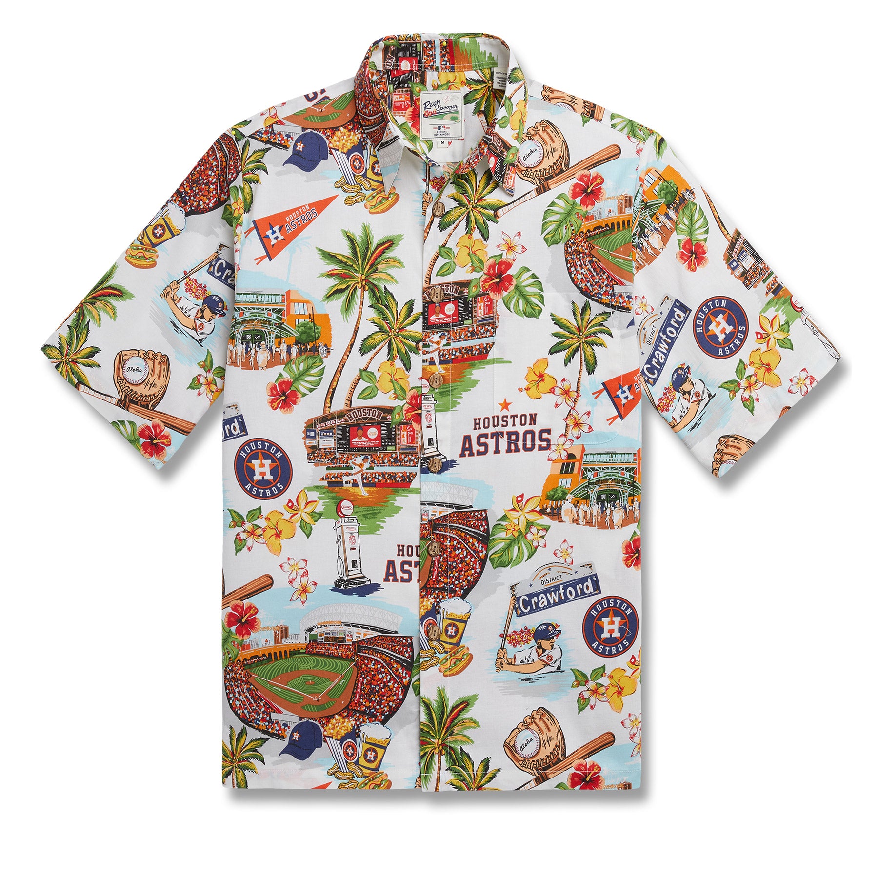 Atlanta Braves Reyn Spooner Scenic Hawaiian Shirt - Limotees