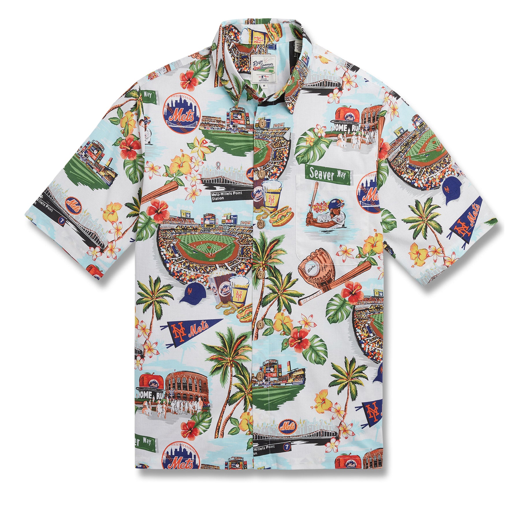 Seattle Mariners MLB American Flower Hawaiian Shirt - Growkoc