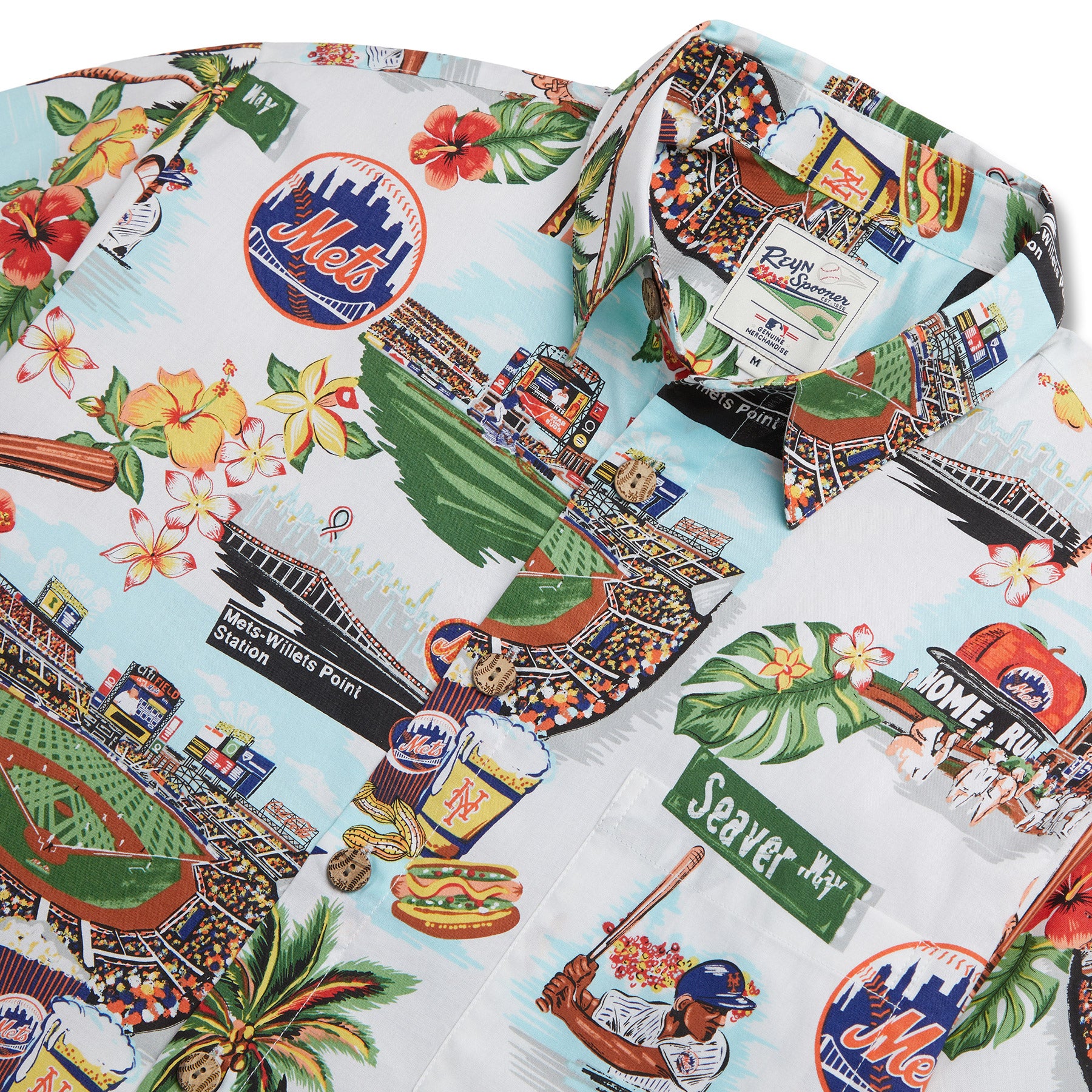 NEW YORK METS SCENIC / 100% Cotton