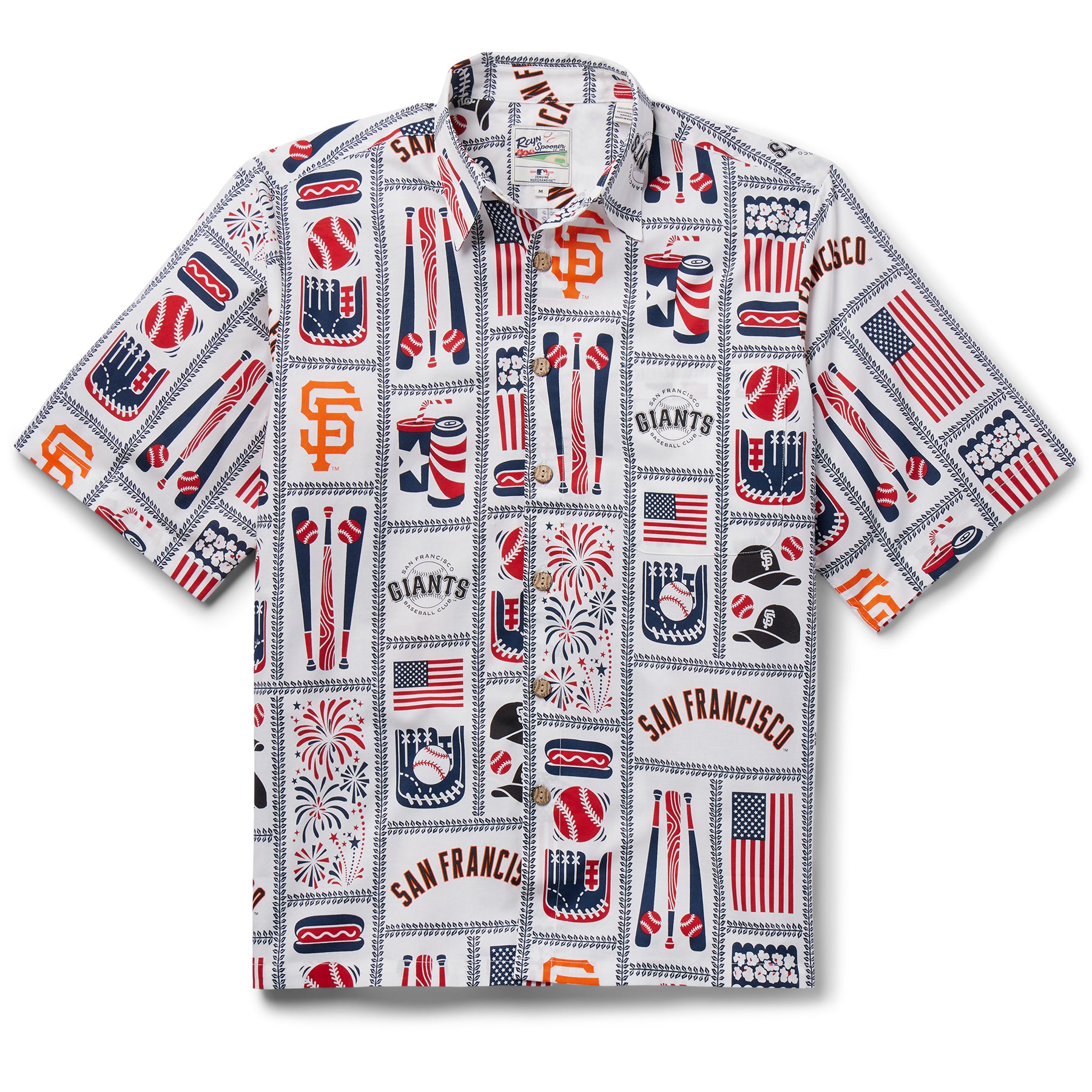 San Francisco Giants Reyn Spooner 50th State Floral Button-Up