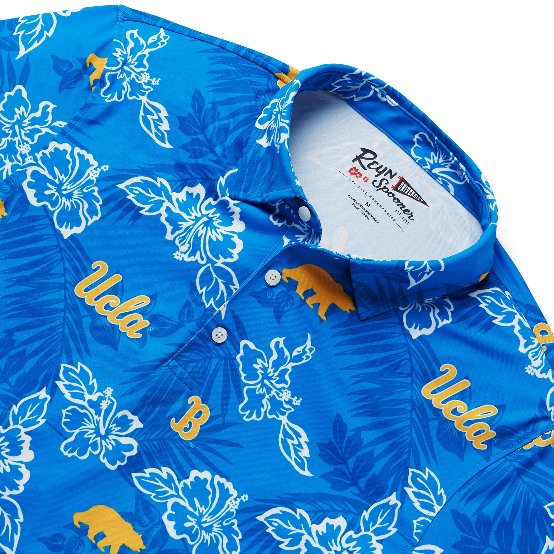 UNIVERSITY OF CALIFORNIA LOS ANGELES PUA PERFORMANCE POLO / Performance Fabric