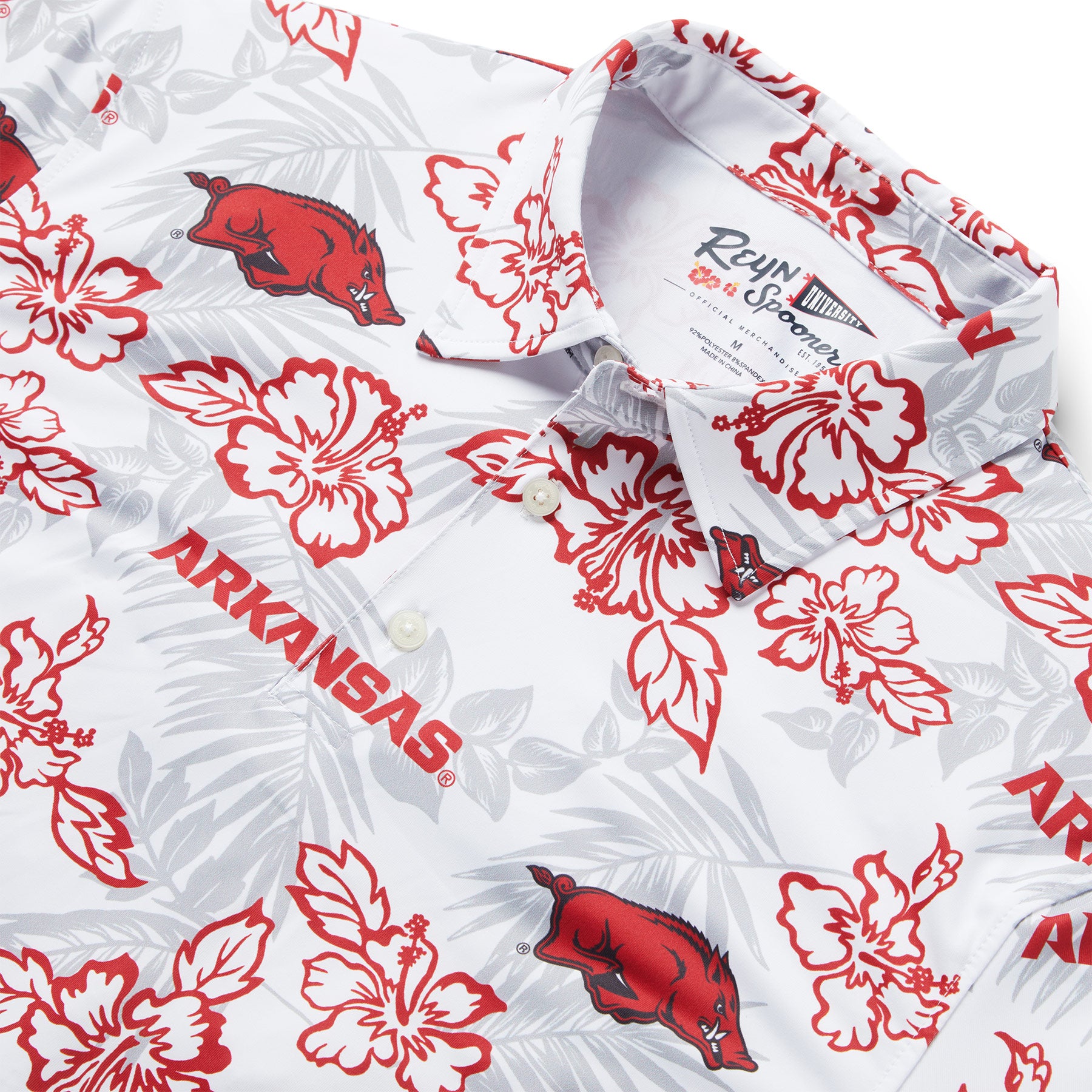 UNIVERSITY OF ARKANSAS PUA PERFORMANCE POLO / Performance Fabric