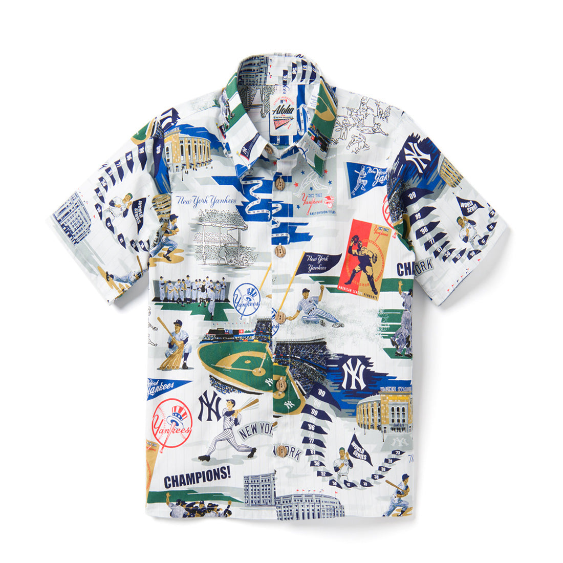 new york yankees hawaiian shirt