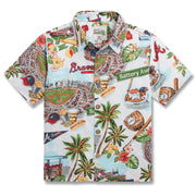 Atlanta Braves Reyn Spooner Aloha Navy Hawaiian Shirt • Kybershop