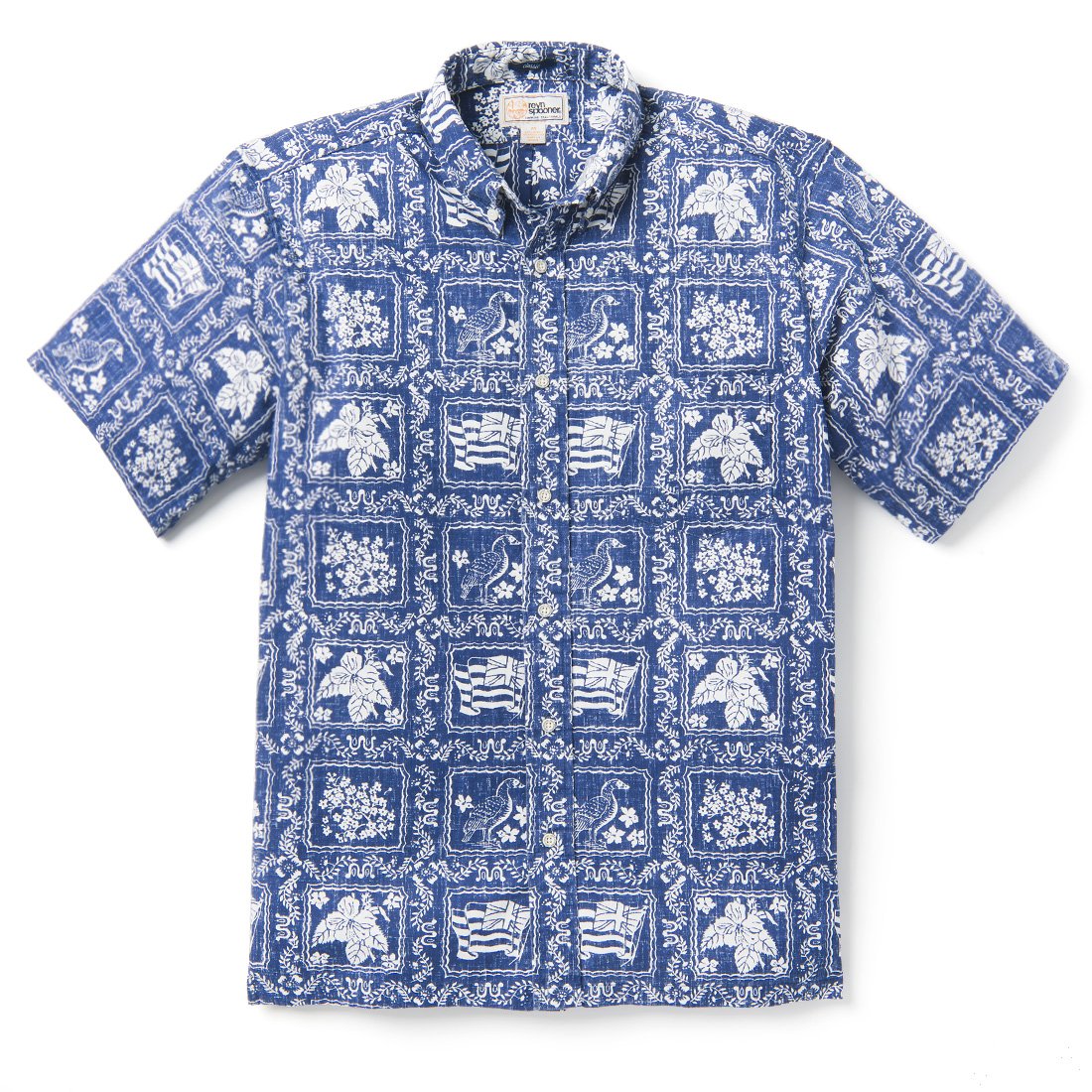 Men's Reyn Spooner Navy Atlanta Braves Aloha Button-Down Shirt