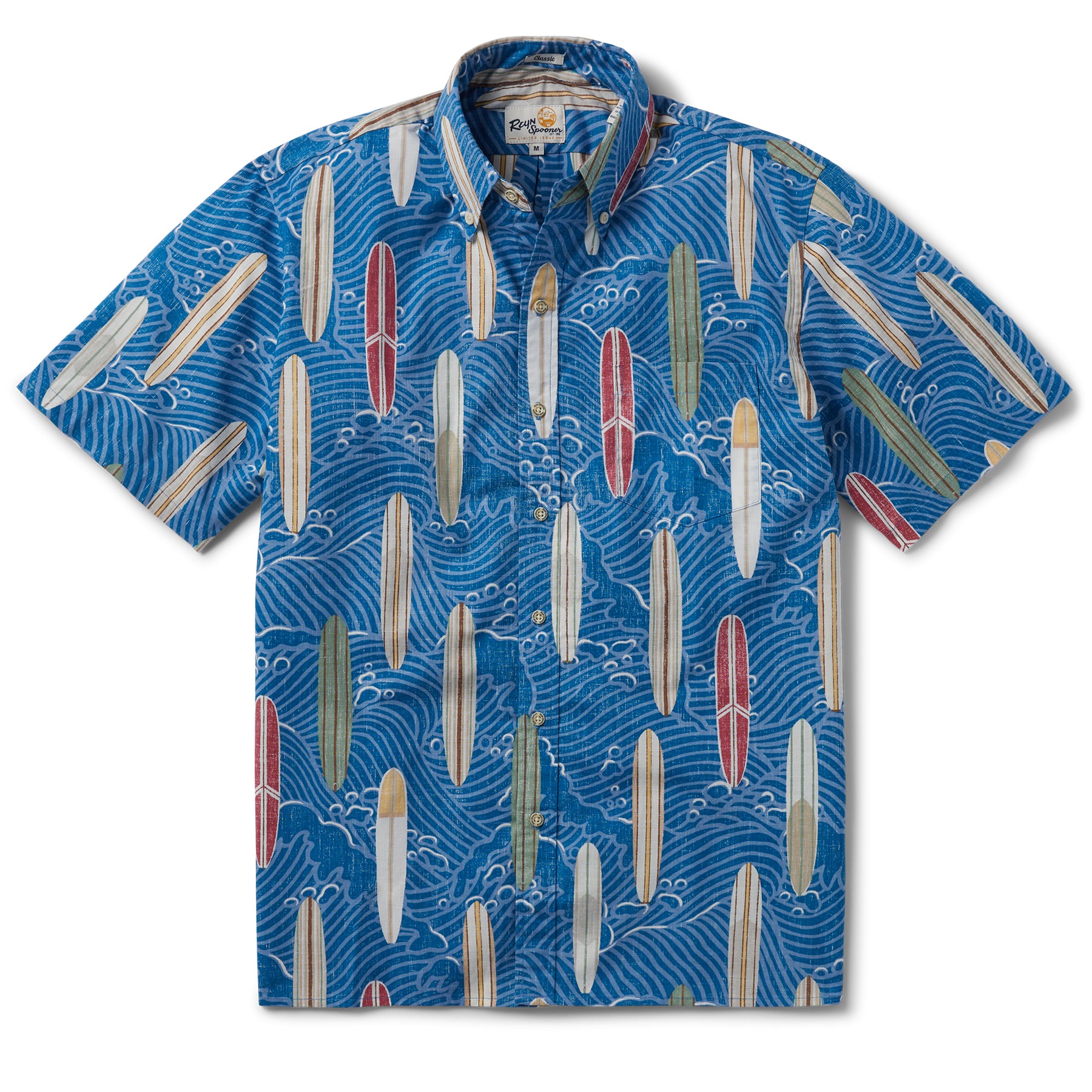 reyn spooner, Shirts, Reyn Spooner Vintage Blue Hawaiian Button Short  Sleeve Shirt