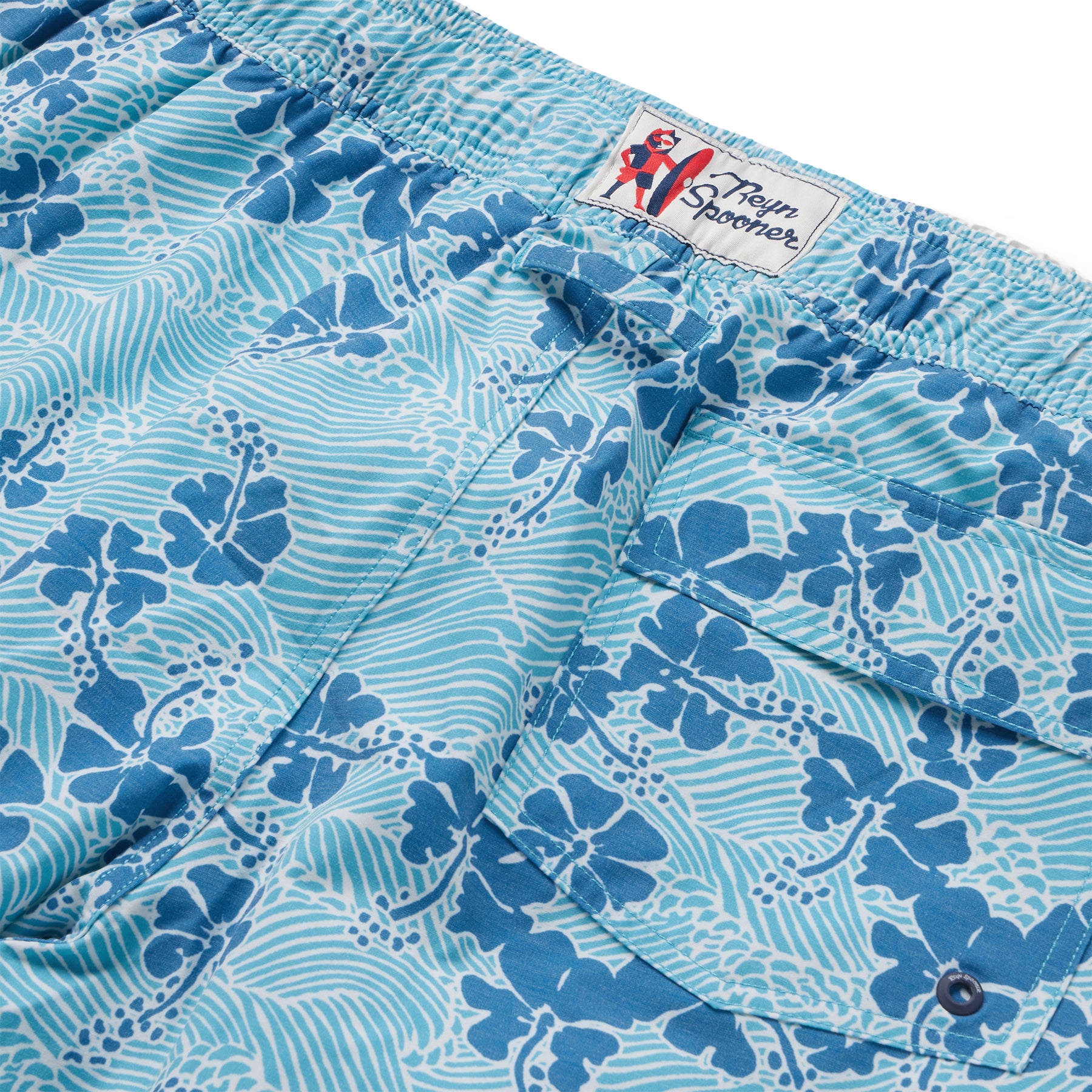 50TH STATE WAVES ECO SWIM SHORTS / Stretch Polyester