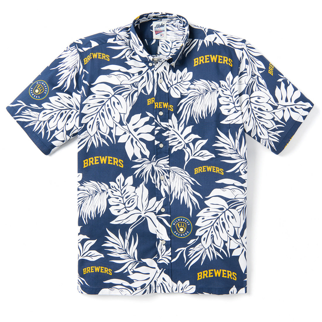 milwaukee brewers hawaiian shirt