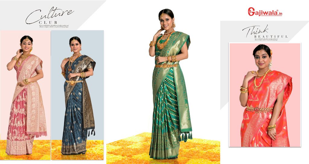 silk organza embroidered saree online shopping