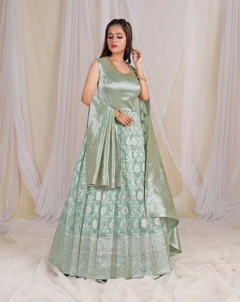 Treditional Silk Long Gown