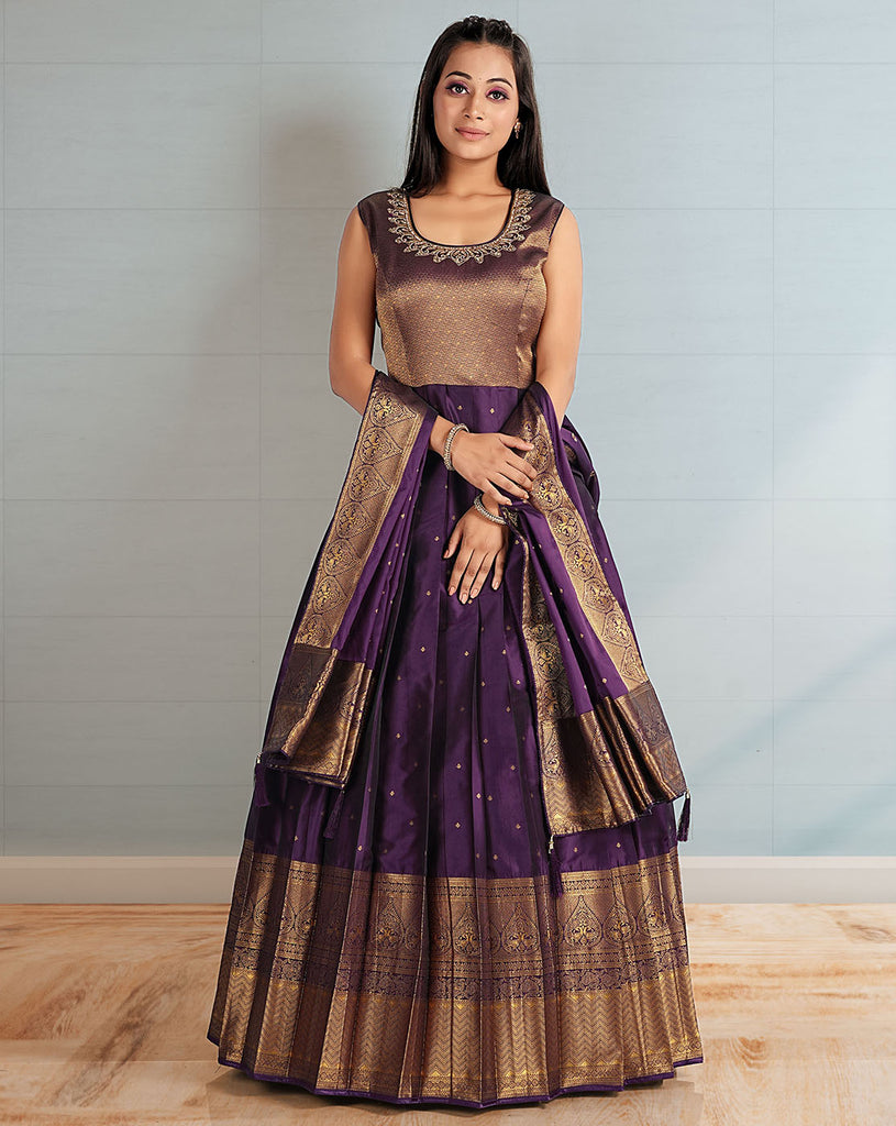 Banarasi Brocade Gown