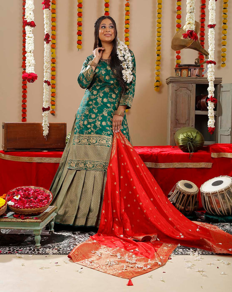 Ladies Sangeet Bride Dress Indian