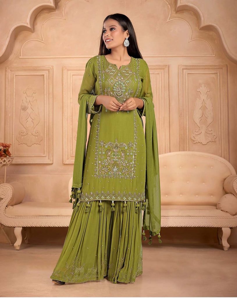 indo western dress for female for wedding