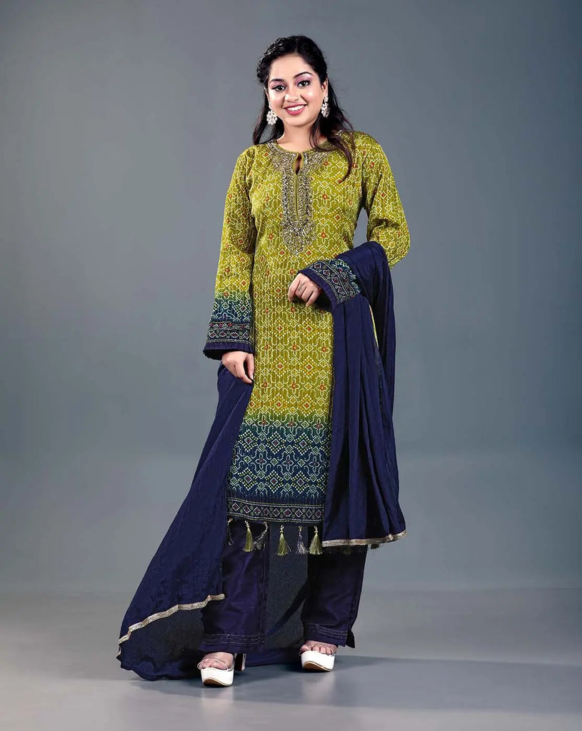 Double Shaded Latest Designer Punjabi Suits