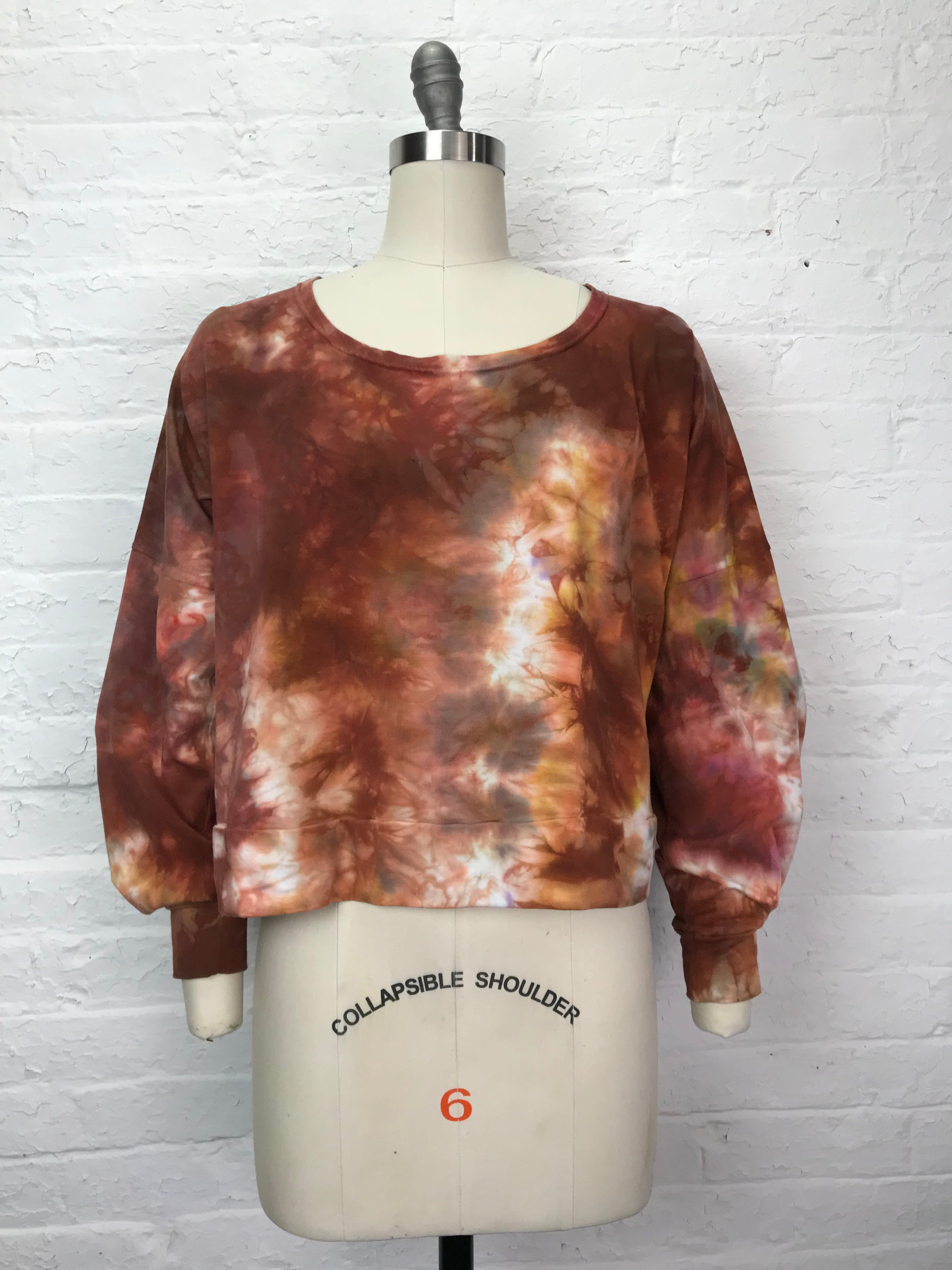 Daphne Poet Sleeve Top in Desert Fog - One Size