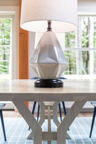 prisma cordless rechargeable modern lantern table lamp lighting