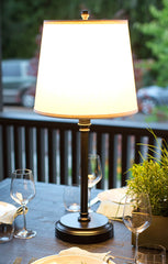 capri outdoor cordless lamp modern lantern