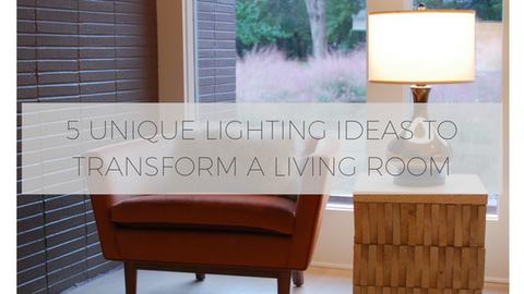 Unique living room lighting ideas