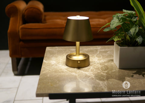 modern lantern mini lamp brass coffee table