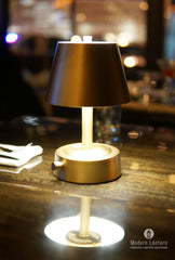 mini metal cordless lamp brass modern lantern