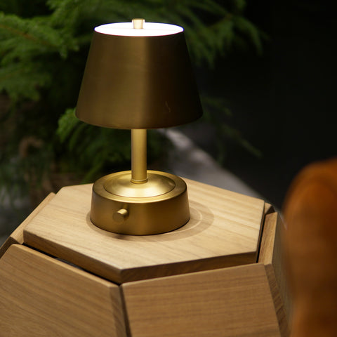 modern lantern mini lamp brass side table