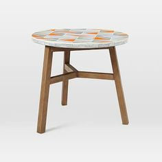 mosaic side table