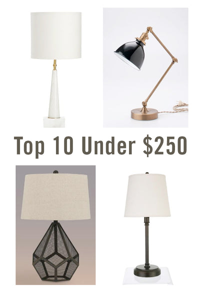Top 10 lamp picks under $250
