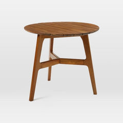 brown outdoor side table