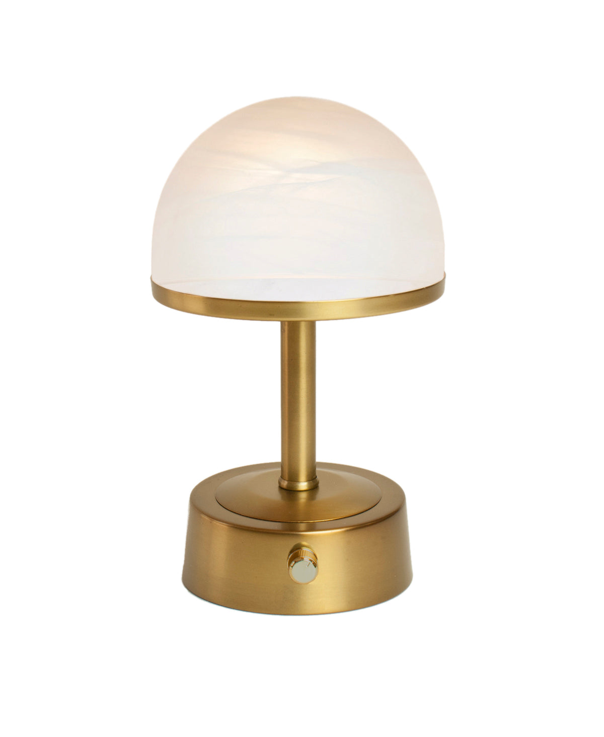 Oppervlakte Eerste Aanstellen Mini Art Deco Cordless Lamp - Antique Brass
