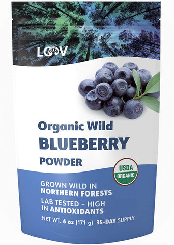Loov organic wild blueberry powder