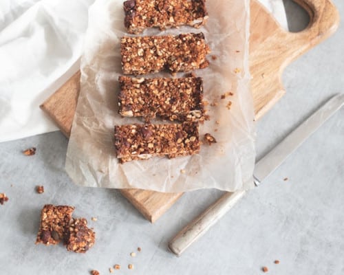 strips of cranberry jam bars