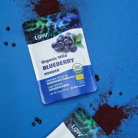 organic wild blueberry powder