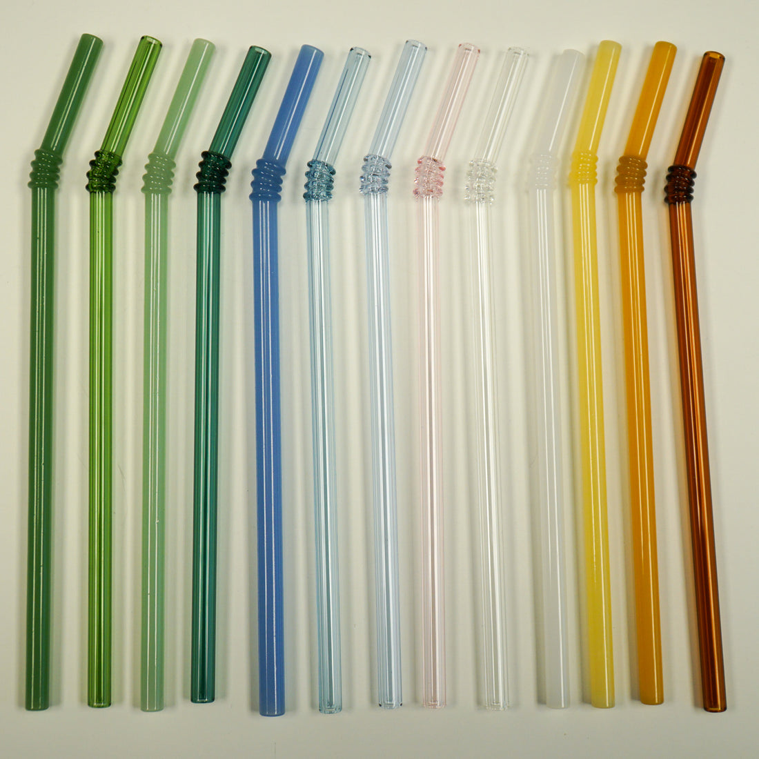 Wavy Reusable Glass Straws – Tortuga