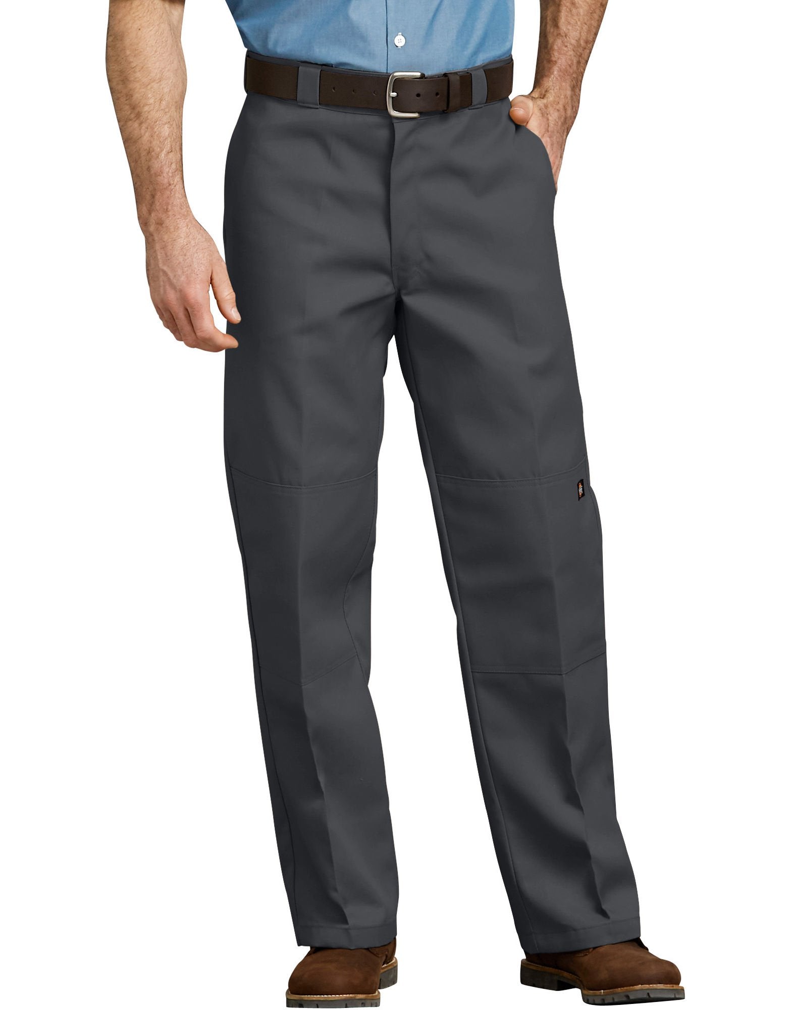 Dickies Double Knee Work Pants Charcoal Gray - Craze Fashion