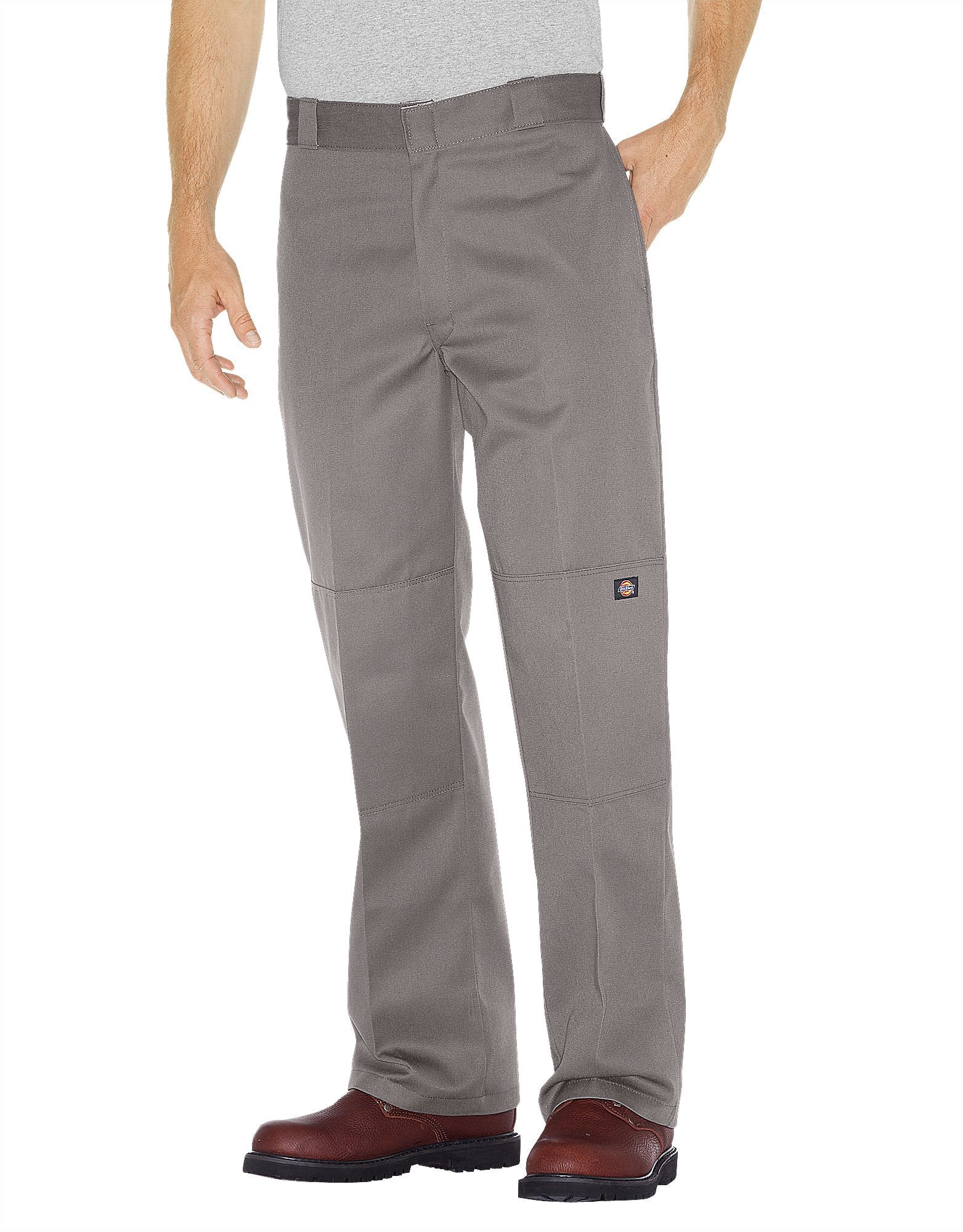 Dickies Double Knee Work Pants Silver - Craze Fashion