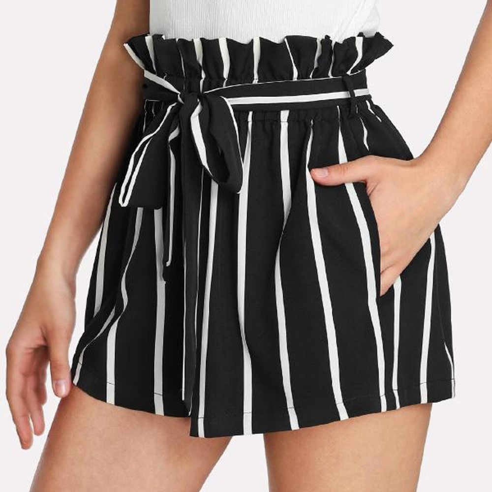 Pinstripe Shorts FM1278 - Craze Fashion