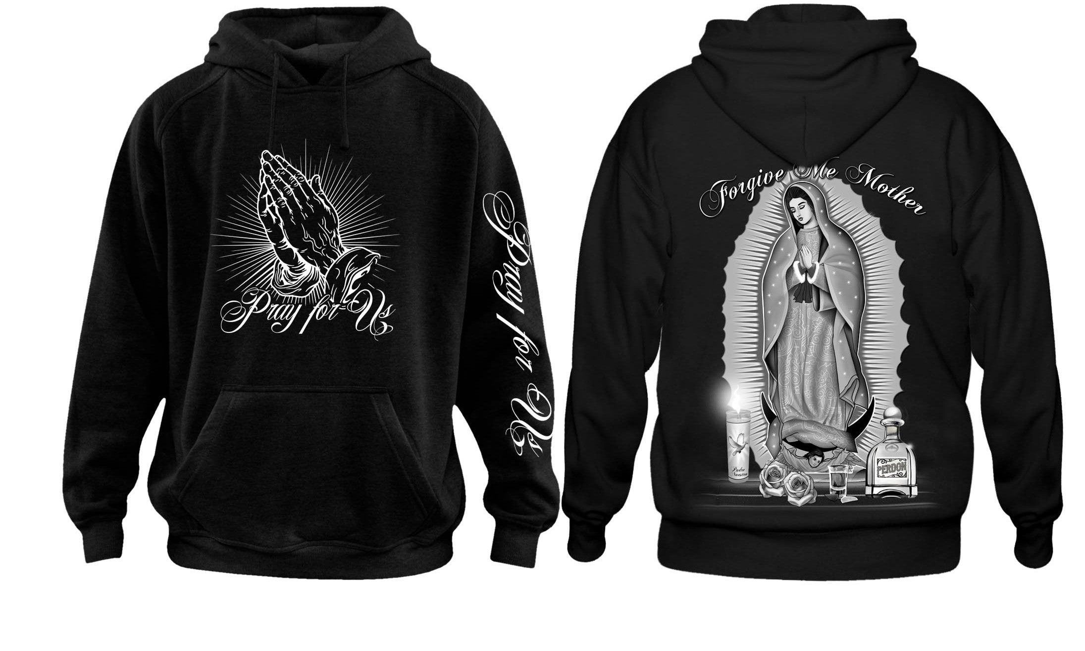 Pray For Us Hoody - Craze Fashion