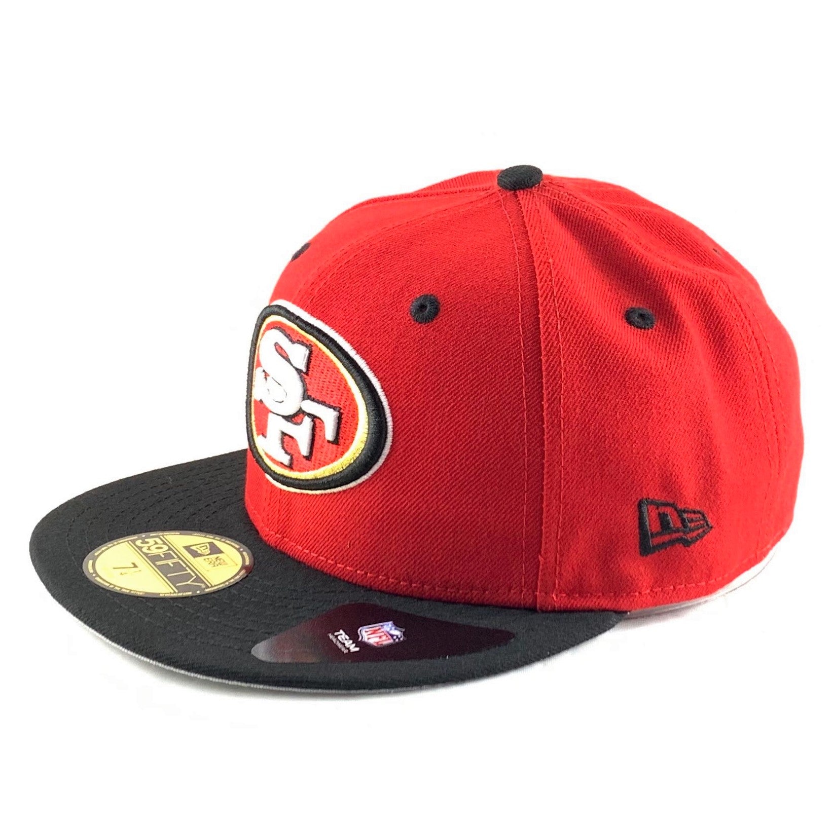 New Era Black San Francisco 49ers Team 59FIFTY Fitted Hat