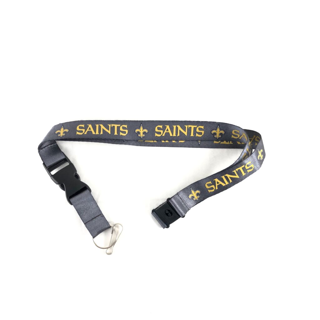 NFL Long New Orleans Saints Lanyard Key Ring