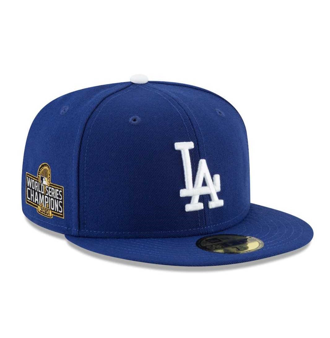 dodgers championship beanie