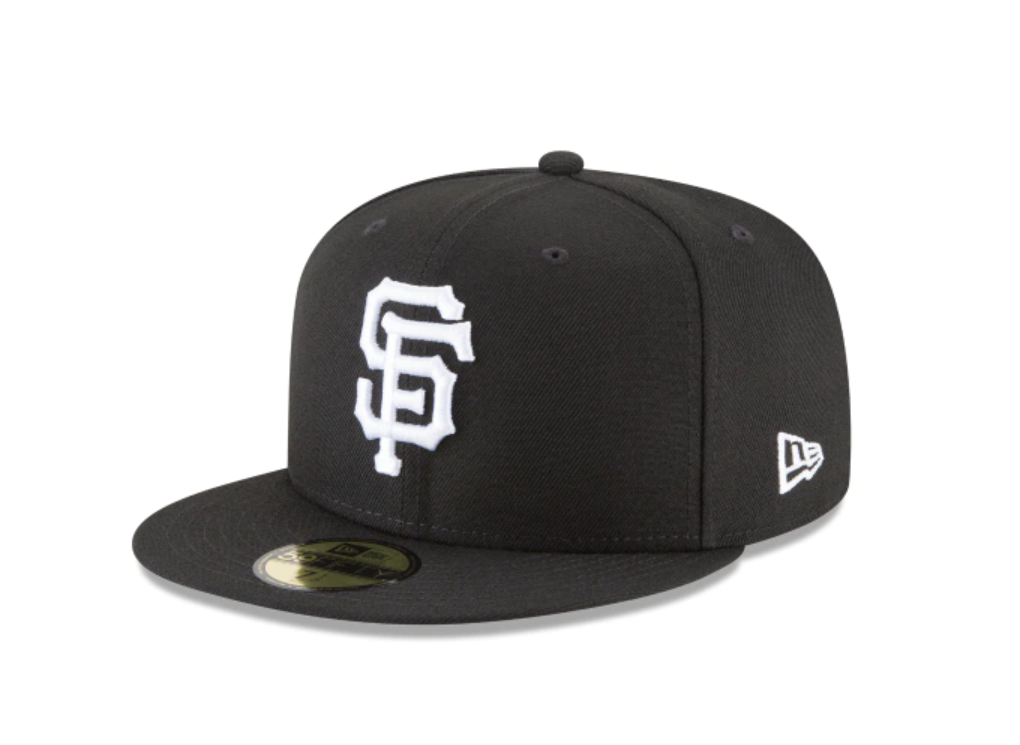 san francisco giants hat black and white